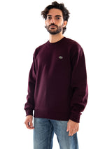 Lacoste Sweatshirt Blue - Herren Sweatshirt mit Rundhalsausschnitt Bordeaux Herren LACOSTE