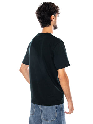 T-SHIRT GREEN - Maglietta Girocollo Uomo Verde TH7318 GJP LACOSTE 