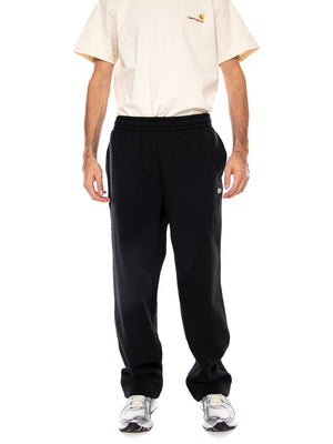 PANT.TUTA BLACK - Pantaloni Tuta Uomo Neri XH8867 031 LACOSTE 