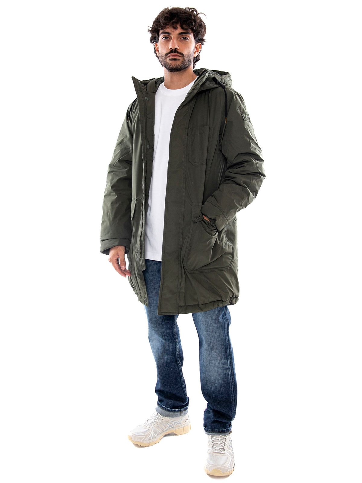 Lee Parka Deep Depths Green - Parka Uomo Verde Scuro<BR/><BR/> 112386611 BL LEE 
