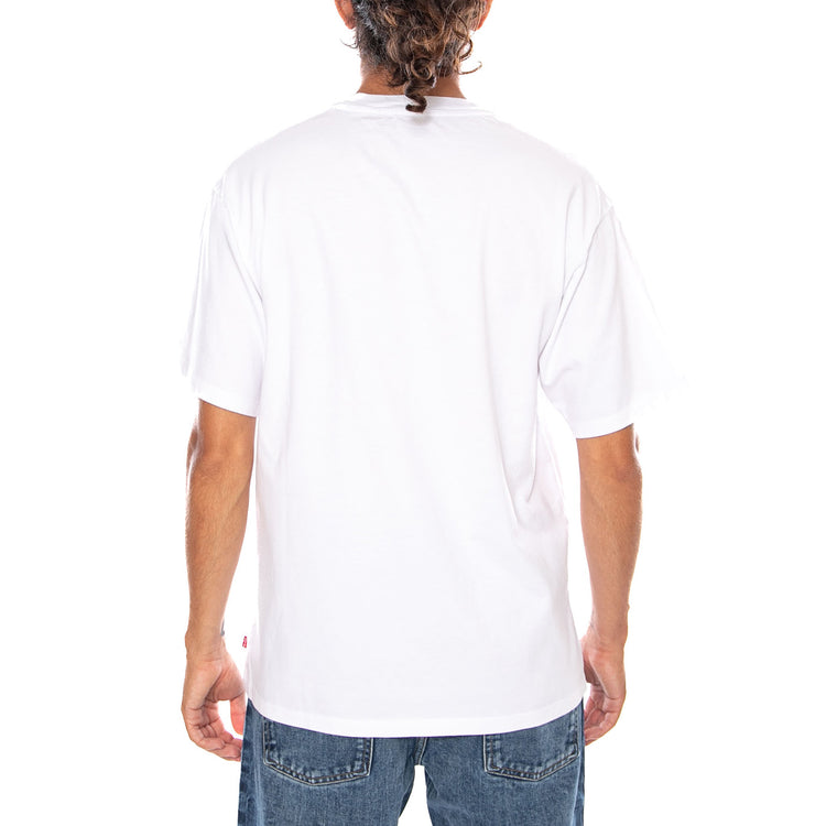 LSE_VINTAGE FIT GR TEE LEVI'S LOGO GRID 3 NEUTRAL - Maglietta Girocollo Uomo Bianca 0008C 0098 LEVIS 