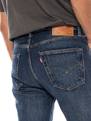 LEVI'S 501® ORIGINAL FOUND IN CAVE SELV DARK INDIGO - Pantaloni Denim Jeans Uomo Blu 00501 3895 LEVIS 