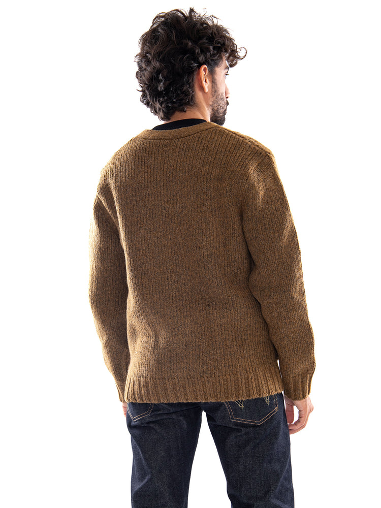Levi's Mammoth Cardigan Obsidian Heather Cardi Brown - Cardigan Uomo Marrone 007T5 0005 LEVIS 