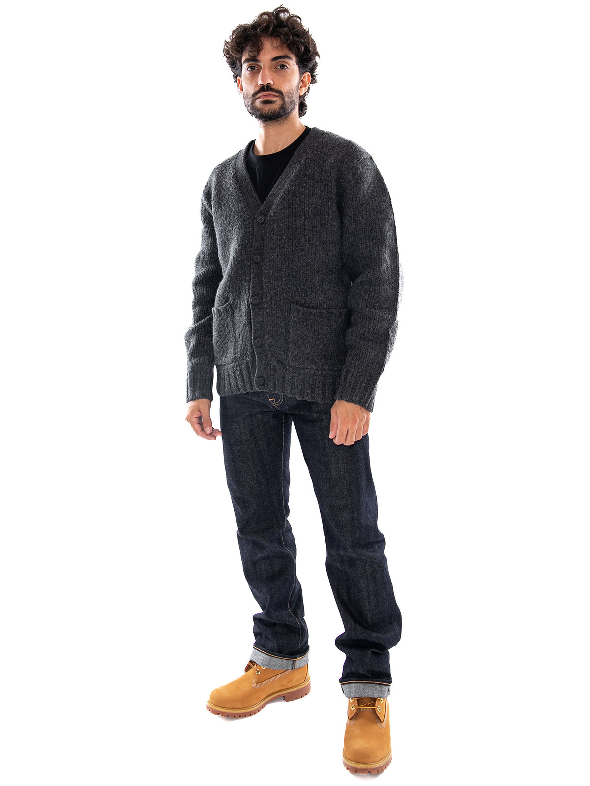 Levi's Mammoth Cardigan Obsidian Heather Cardi Black - Cardigan Uomo Nero 007T5 0006 LEVIS 
