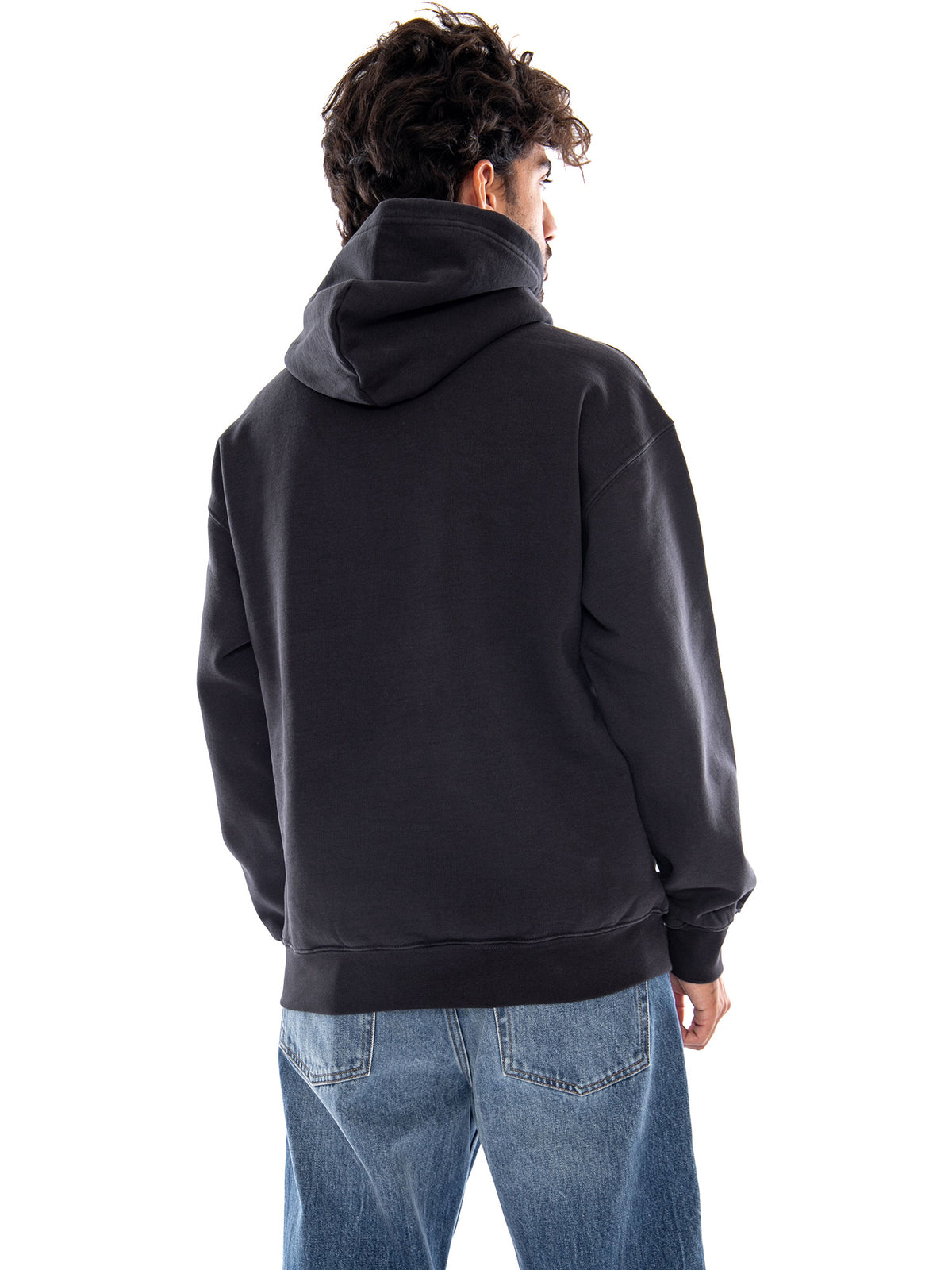 WORKWEAR PO HOODIE DESERT PALM BRUSHED F - Felpa con Cappuccio Uomo Nera 0084Q 0000 LEVIS 