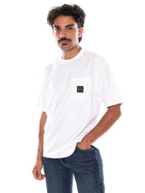 CARHARTT WIP SS WORKWEAR PKT TEE PORTER STRIPE MEDIUM WHITE - Crewneck T-Shirt Herren Weiß  Herren LEVIS