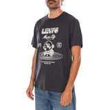 SS RELAXED FIT TEE ROLL MODELS WHITE PLU - T-Shirt Rundhals Herren Schwarz Herren LEVIS
