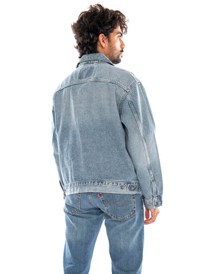 Sunrise Trucker Desert Palm Corduroy Med Indigo - Giacca Uomo A4820 0031 LEVIS 