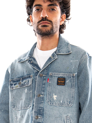 Sunrise Trucker Desert Palm Corduroy Med Indigo - Giacca Uomo A4820 0031 LEVIS 
