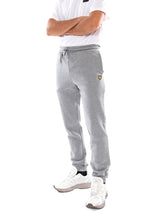 Lyle & Scott Slim Brush Back Sweatpant Mid Grey Marl - Jogginghose Herren Grau Meliert Herren LYLE & SCOTT