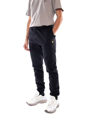 Lyle & Scott Slim Brush Back Sweatpant Jet Black - Pantaloni Tuta Uomo Neri ML2150V Z865 LYLE & SCOTT 