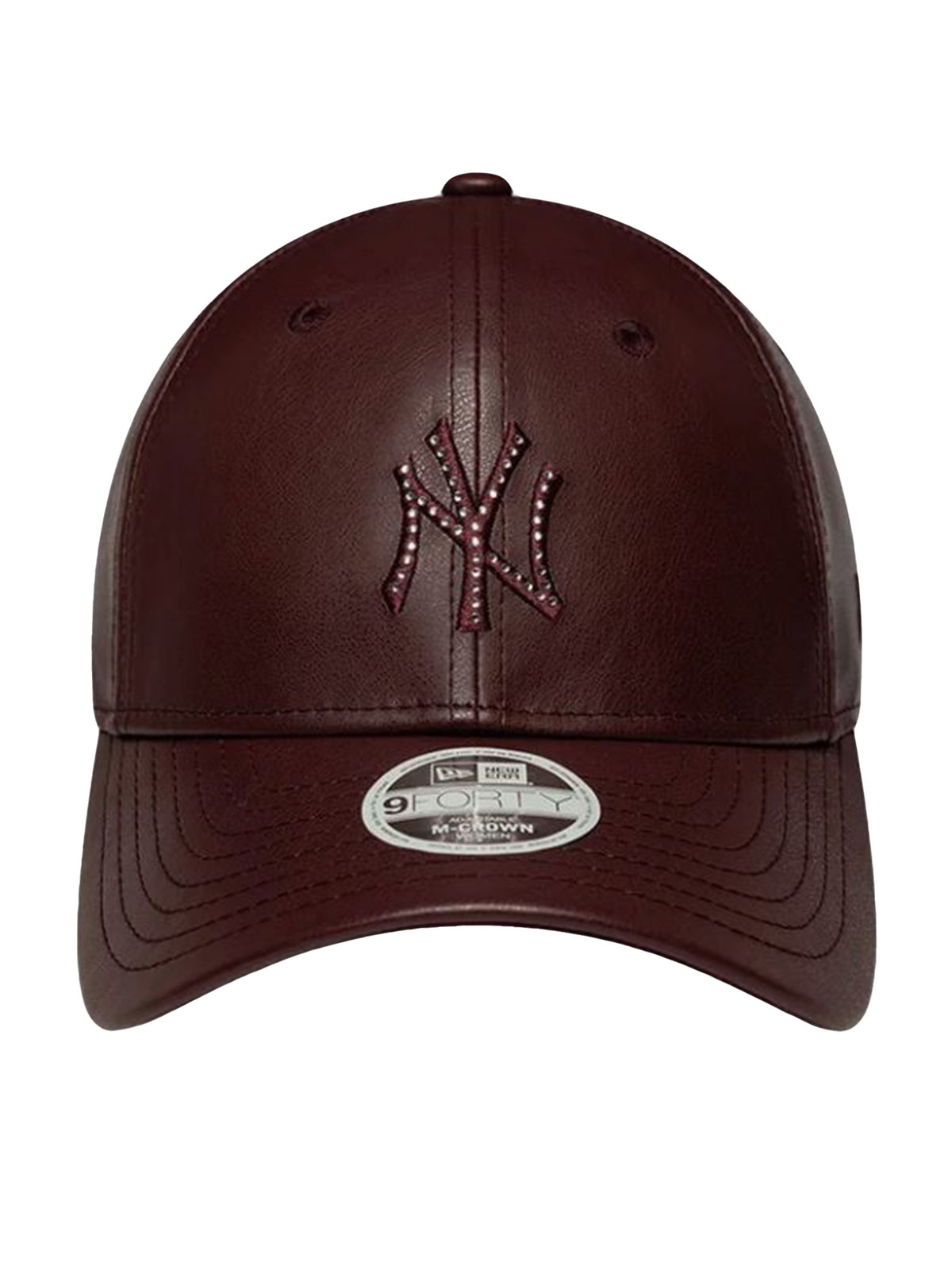 FEMALE DIAMANTE PU 9FORTY® MC NEW YORK YANKEES BORDEAUX - Cappellino con Visiera Bordeaux 60915834 FBG NEW ERA 