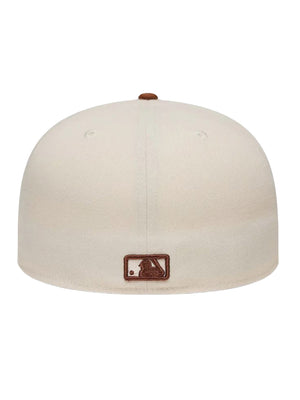 COLOUR BLOCK LEAGUE ESSENTIAL 59FIFTY® NY BEIGE - Cappellino con Visiera New Era Beige 60951074 LTCDAU NEW ERA 