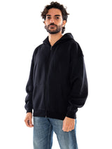 Only & Sons ONSCERES OVZ Zip Hoodie Sweat NOOS Black - Herren Kapuzensweatshirt mit Reißverschluss Schwarz Herren ONLY & SONS
