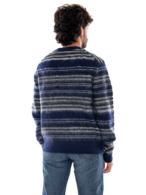 Only & Sons Onsaiden RLX LS Crew Knit Ocean Cavern Ghost Gray - Maglia Uomo Blu e Grigia 22039405 5101985 ONLY & SONS 