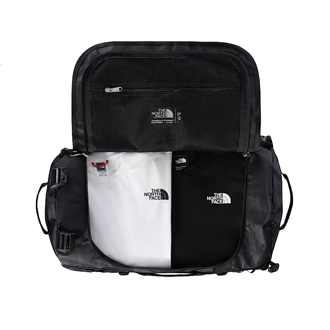 Base Camp Duffel S TNF Black / TNF White - Borsa da Viaggio Nera NF0A52ST 53R1 THE NORTH FACE 