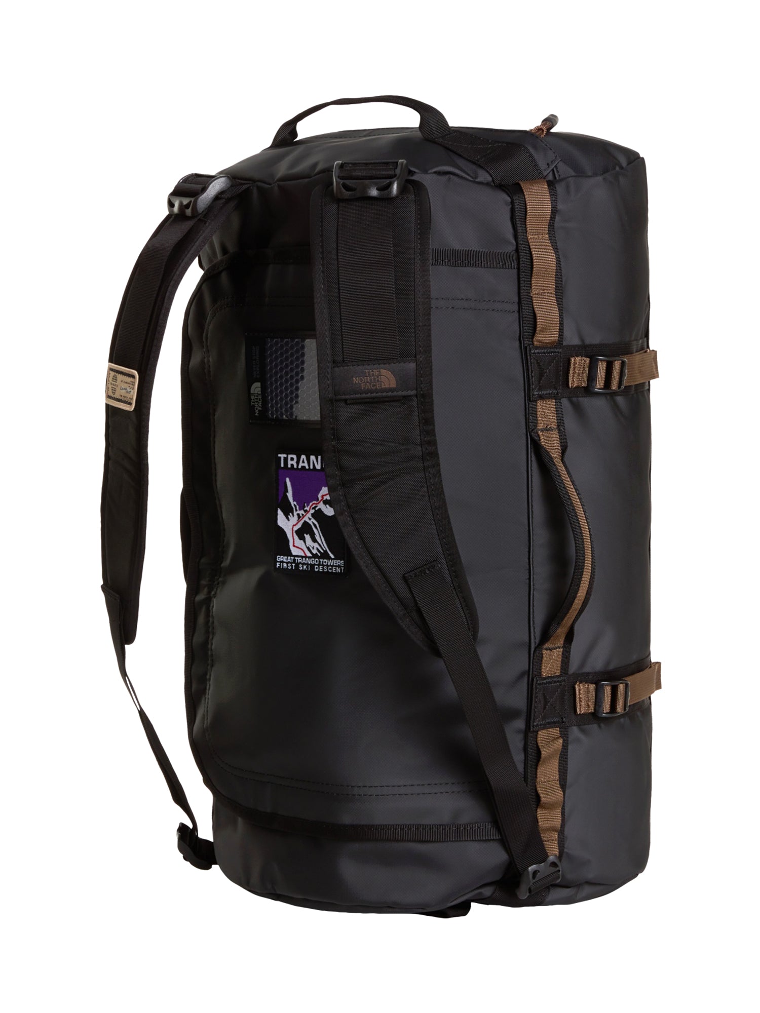 THE NORTH FACE BASE CAMP DUFFEL - S TNF BLACK / SMOKEY BROWN / PBF PAT - Borsone da Viaggio Nero / Multicolore NF0A52ST ZQ91 THE NORTH FACE 
