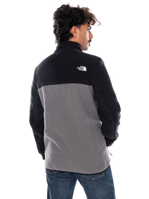 THE NORTH FACE M YUMIORI FULL ZIP SMOKE PEARL - Felpa con Zip Intera e Tasche Uomo Grigia NF0A883R RPI1 THE NORTH FACE 