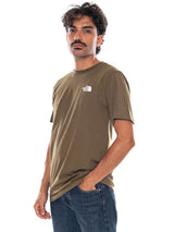 THE NORTH FACE M EVO BOX NSE REG SS T CARAWAY SEE - Maglietta Girocollo Uomo Verde  Uomo THE NORTH FACE