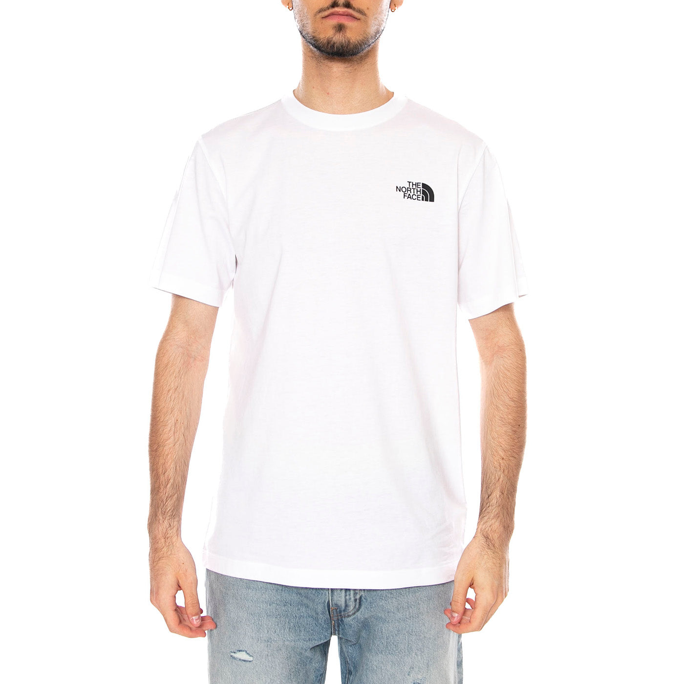 M EVO BOX NSE REG SS - Maglietta Girocollo Uomo Bianca NF0A8B6K FN41 THE NORTH FACE 