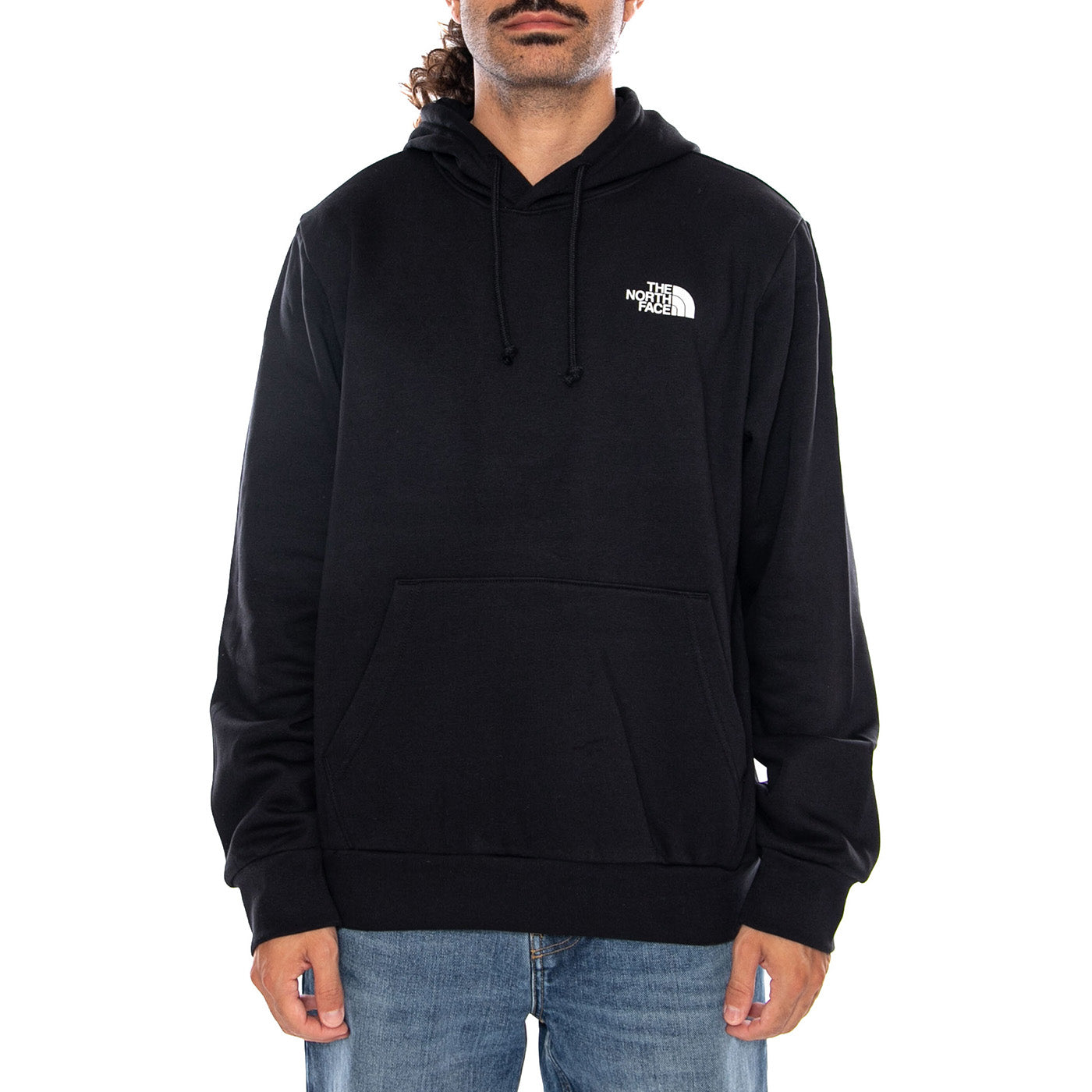 M EVO BOX NSE REG HD TNF BLACK - Felpa con Cappuccio Uomo Nera NF0A8CWP JK31 THE NORTH FACE 