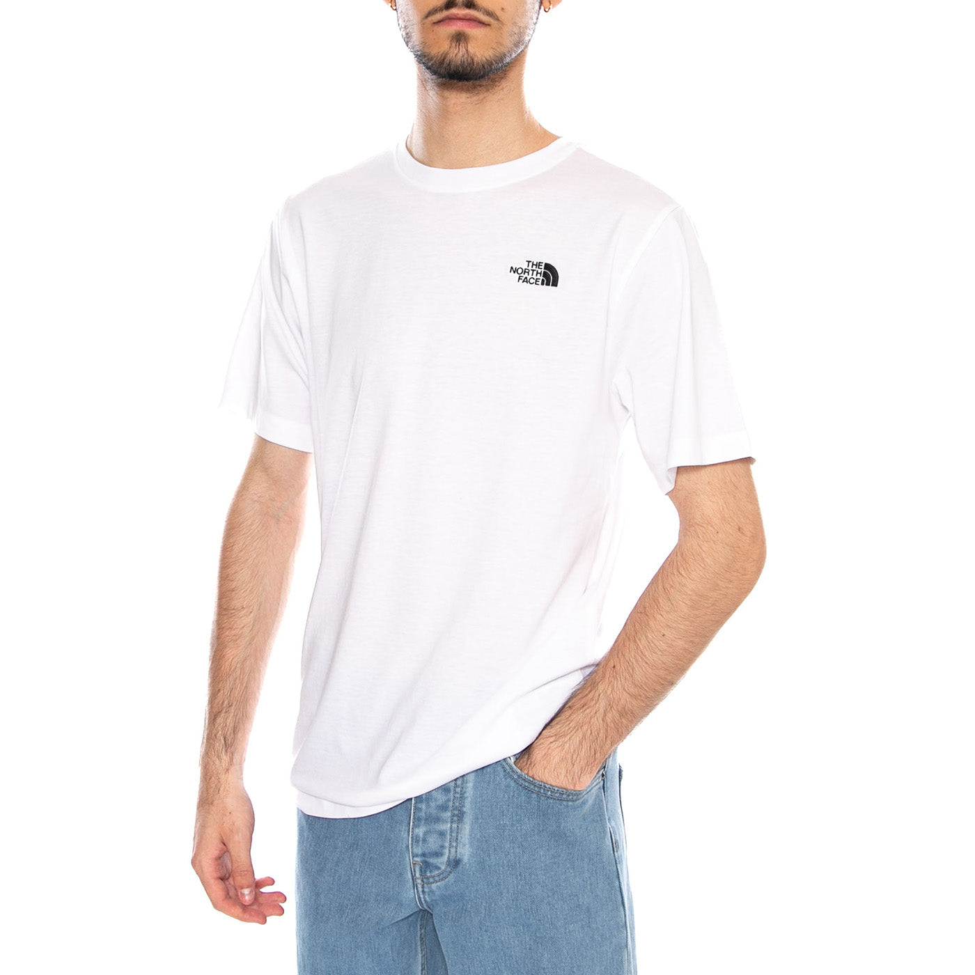 M Evo SD Reg SS Tee TNF White - Maglietta Girocollo Uomo Bianca NF0A8CZ2 FN41 THE NORTH FACE 
