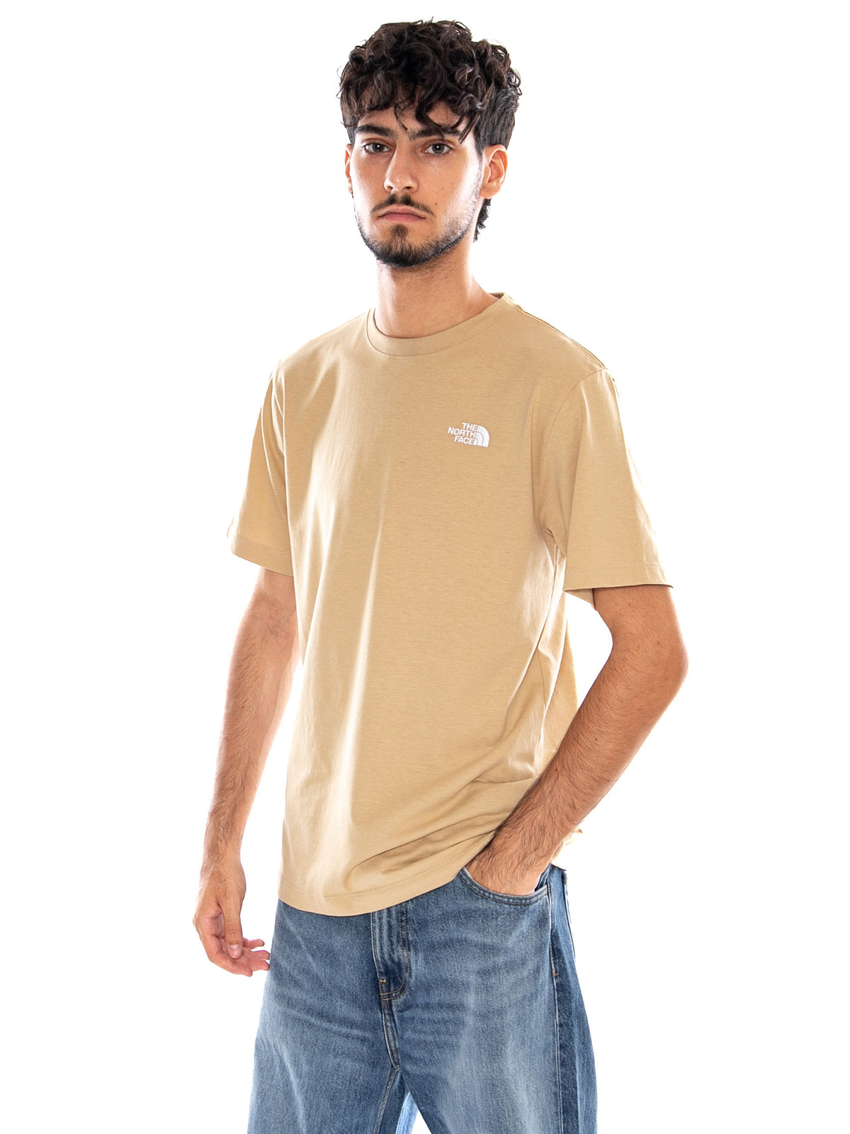 M EVO SD REG SS TEE DARK CHESTNUT - Maglietta Girocollo Uomo Marrone NF0A8CZ2 LK51 THE NORTH FACE 