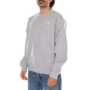M ESS SD RLX CREW TNF PALE GREY - Felpa Girocollo Uomo Grigia NF0A8DP7 CQO1 THE NORTH FACE 