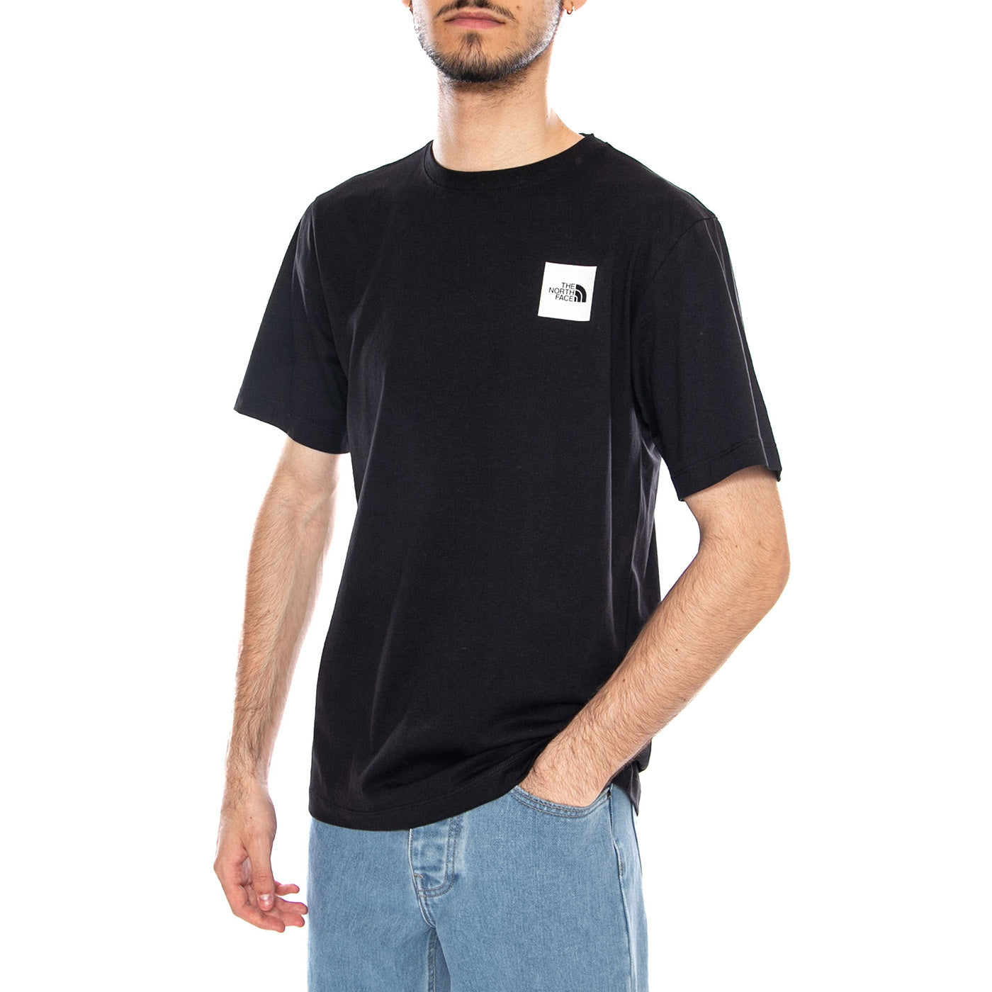M Evo Box HD RG SS TNF Black - Maglietta Girocollo Uomo Nera NF0A8G9C JK31 THE NORTH FACE 