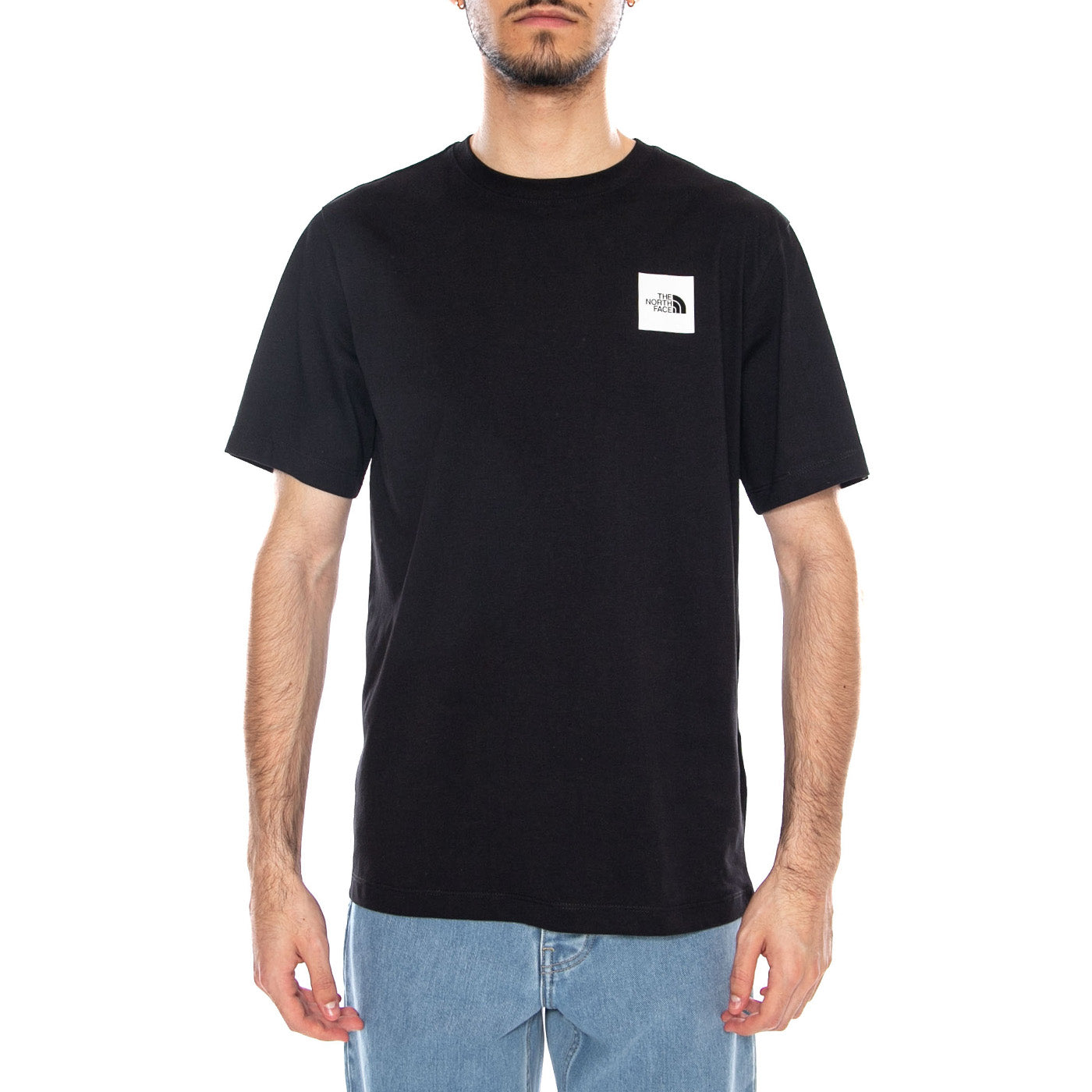 M Evo Box HD RG SS TNF Black - Maglietta Girocollo Uomo Nera NF0A8G9C JK31 THE NORTH FACE 