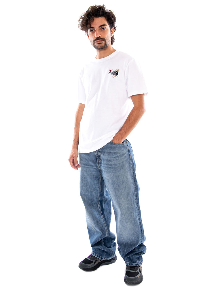 U Off Piste Embro Rlx White - Maglietta Girocollo Uomo Bianca NF0A8JA5 FN41 THE NORTH FACE 