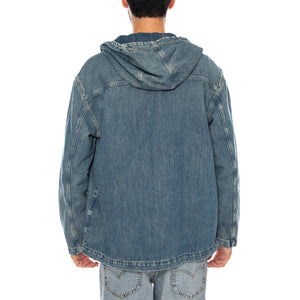 DENIM SAILING JACKET CJ6035 DENIM MEDIUM - Giacca Denim Jeans con Cappuccio Uomo Blu DM0DM23080 1A5 TOMMY HILFIGER 