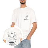 TJM RLX SAILBOAT SS TEE ECRU - Crewneck-T-Shirt Herren Weiß TOMMY HILFIGER