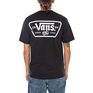 KNU PATCH SS TEE BLACK - Maglietta Girocollo Uomo Nera VN000WU8 BLK1 VANS 
