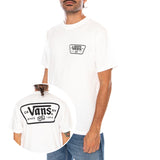 KNU PATCH SS TEE WHITE - Crewneck-T-Shirt Herren Weiß Herren VANS