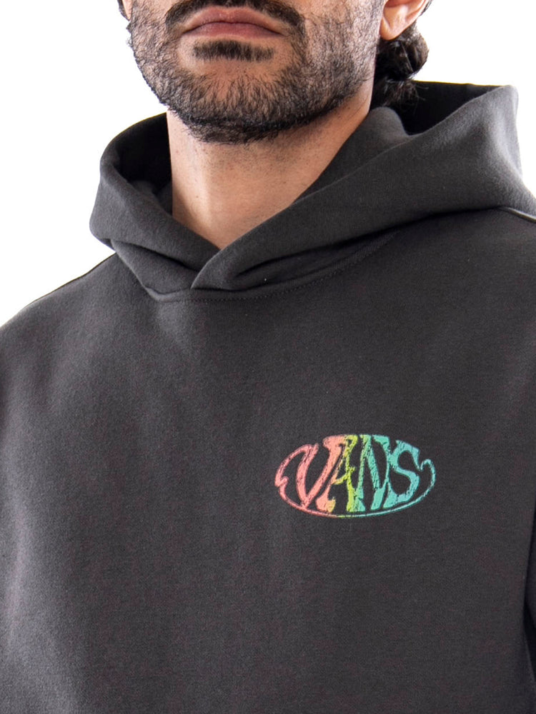 Vans Jetty Sets Pullover Faded Black - Felpa Uomo Nera Slavata<BR/><BR/> VN000WWY EMV1 VANS 