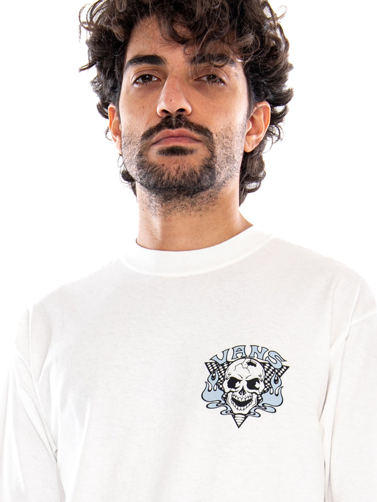 Blaze Head SS Tee White - Maglietta Girocollo Uomo Bianca<BR/><BR/> VN000WZ5 WHT1 VANS 