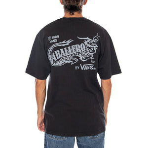 CABALLERO SS TEE - Maglietta Girocollo Uomo Nera VN000XHB BLK1 VANS 