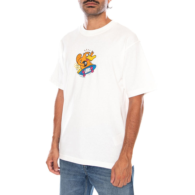BOONDABURA SS TEE WHITE - Maglietta Girocollo Uomo Bianca VN0010FR WHT1 VANS 