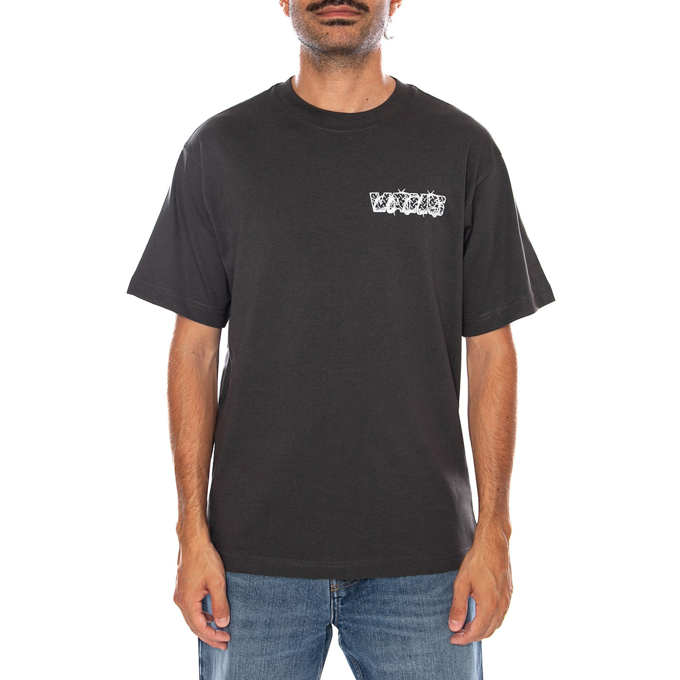 BARBED WRAP SS TEE FADED BLACK - Maglietta Girocollo Uomo Nera VN0010G1 EMV1 VANS 