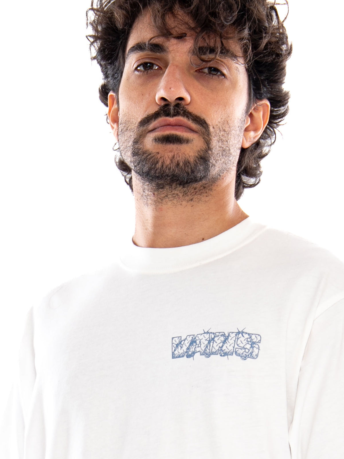 Barbed Wrap SS Tee White - Maglietta Girocollo Uomo Bianca<BR/><BR/> VN0010G1 WHT1 VANS 