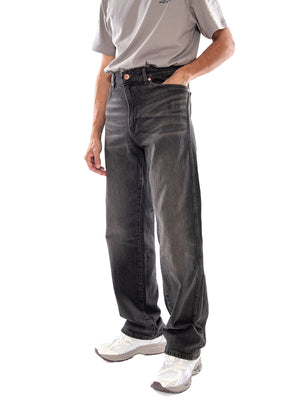 Wrangler Loose Straight Dark Grey - Jeans Uomo Grigio Scuro 112386898 DRK WRANGLER 