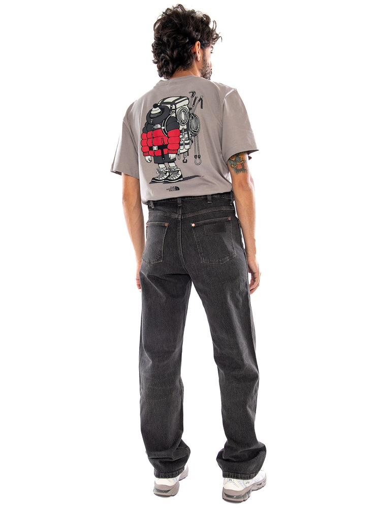 Wrangler Loose Straight Dark Grey - Jeans Uomo Grigio Scuro 112386898 DRK WRANGLER 