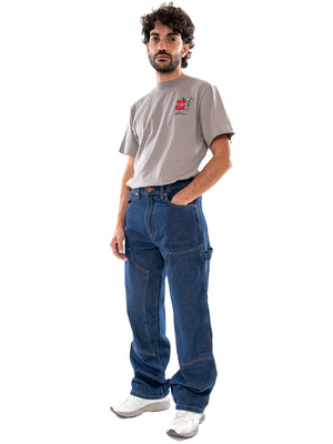 Wrangler Double Knee Carpenter Dark Indigo - Pantaloni Workwear Uomo Blu Scuro 112386906 BL WRANGLER 