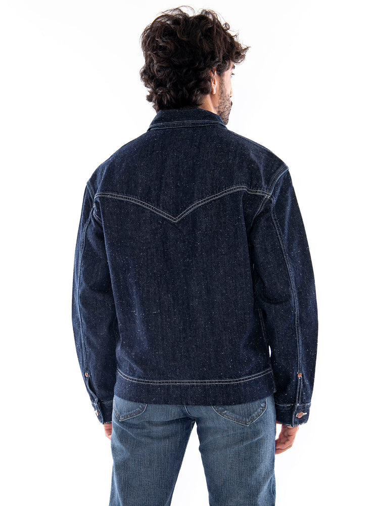 Wrangler LS Overshirt Indigo Nep - Camicia Overshirt Uomo Blu Indigo 112386944 BL WRANGLER 