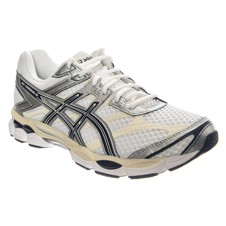 Gel-Cumulus 16 White/Midnight - Scarpe Stringate Uomo Multicolore 1203A733-103 WHITE/MIDNIGHT ASICS 