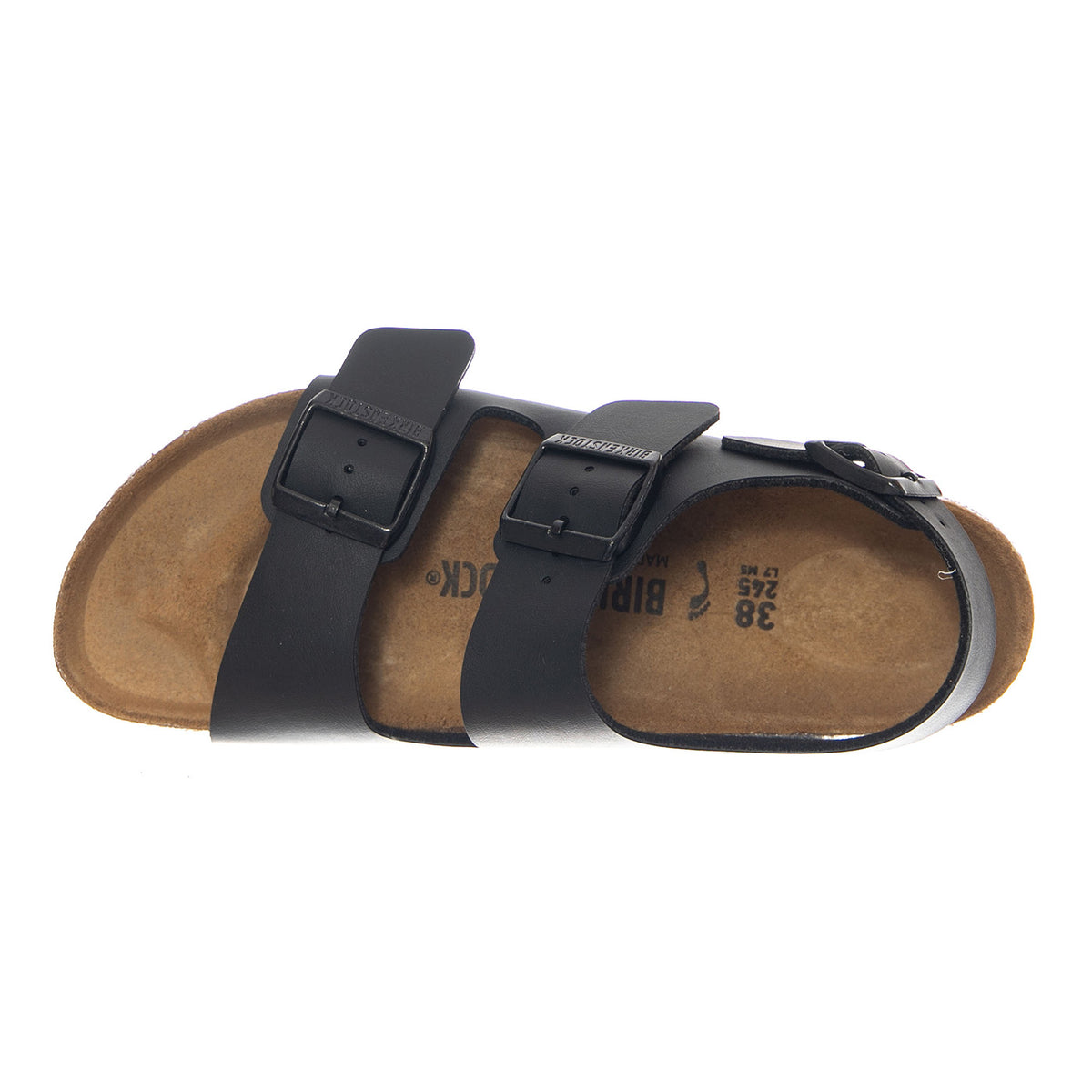 Milano Birko Flor Black Narrow Fit - Sandali Unisex Neri 034793 BLK BIRKENSTOCK 