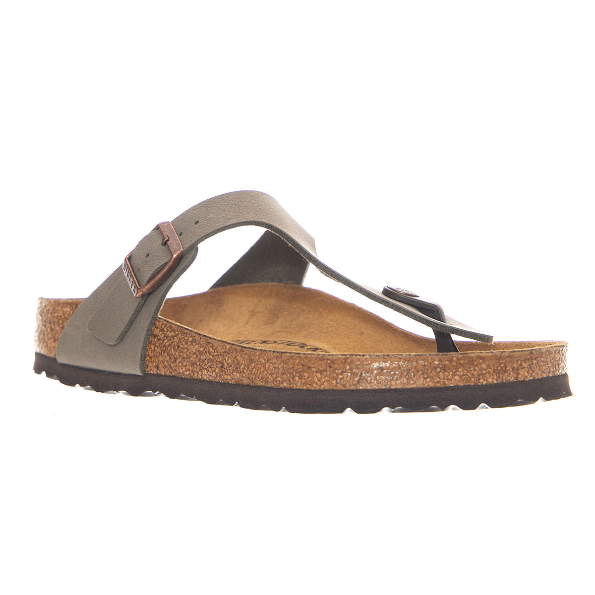 Gizeh Birkibuc Regular Fit Stone - Sandali Unisex Grigi 043391 STN BIRKENSTOCK 