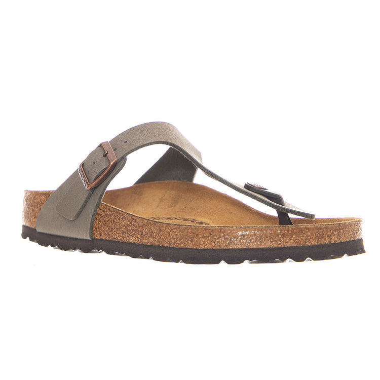Gizeh Birkibuc Regular Fit Stone - Sandali Unisex Grigi 043391 STN BIRKENSTOCK 