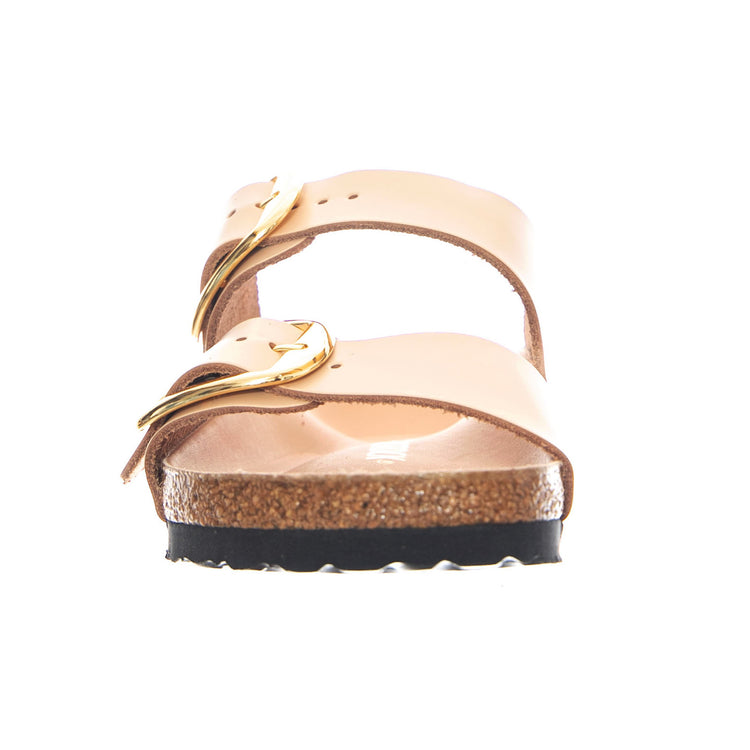 Arizona Big Buckle Nubuck Leather Narrow Fit Sandcastle - Sandali Donna Beige 1026553 SNB BIRKENSTOCK 